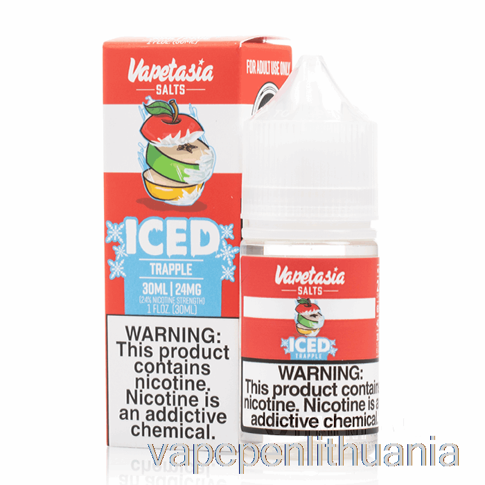 Iced Trapple - Vapetasia Druskos - 30ml 24mg Vape Skystis